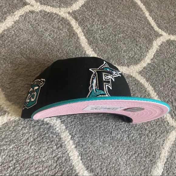 New Era All Teams Fitted Pink Brims Pink Uv All - Picture 3 of 15